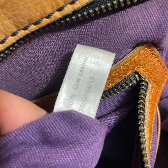 Vintage LIEBESKIND Berlin Brown Leather Handbag - Picture 6 of 13